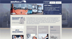 Desktop Screenshot of anrufbus.net
