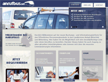 Tablet Screenshot of anrufbus.net